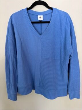 Cabi Skipper Sweatshirt Blue Size M EUC
